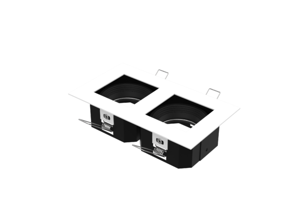 EMBUTIDO DOBLE PARA DICROICA GU10 LED ANTIDESLUMBRANTE